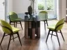 The Lip chair by Porada in a living area
