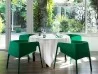 La sedia Lobby in una sala da pranzo