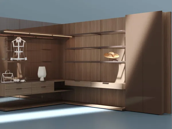 Lema VentiTre walk-in closet - new at the Salone del Mobile 2023