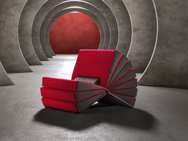 Le fauteuil Libro - design de Gianni Pareschi pour Busnelli