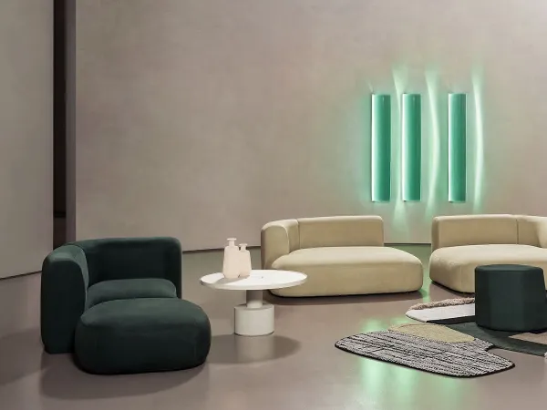 The Pilar coffee table by Baxter in a living area