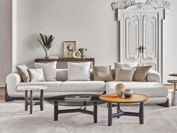 Tables d'appoint Tillow dans un salon