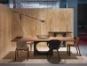 Kristalia Holo table with a wooden top