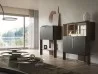 El aparador Cremona de Cattelan Italia en un salón