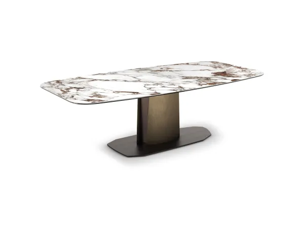 La mesa Aviator Keramik Lift de Cattelan Italia