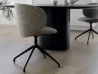 Silla Dua de Kristalia con base de cuatro radios