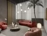 Canapé Peonia de Pianca avec les fauteuils éponymes