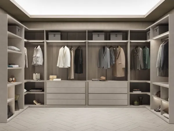 Sipario walk-in closet by Pianca