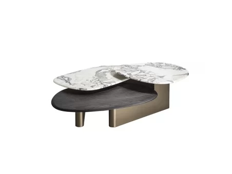 Der Callisto Mix Wood Couchtisch von Porada