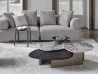 Il tavolino Callisto Mix Wood di Porada in una zona living