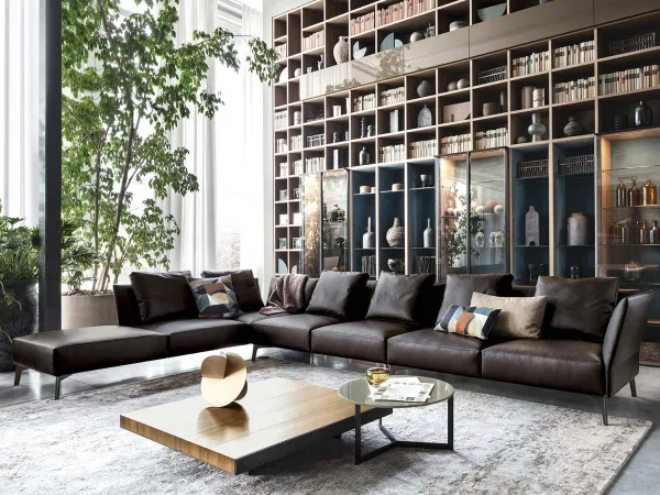 The Jermyn sofa in the corner version