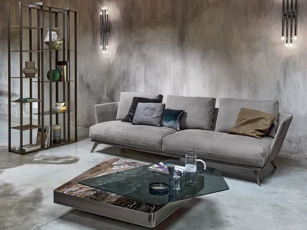 Arketipo Morrison sofa in a linear version