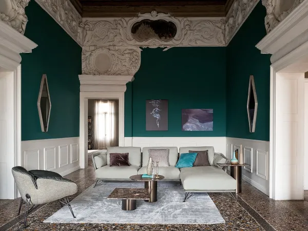Arketipo Morrison sofa in a corner version