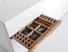 The elegant jewelry drawer of the ComRì sideboard by Horm