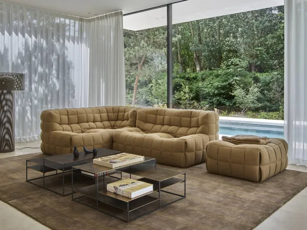 Il divano Kashima di Ligne Roset in versione angolare