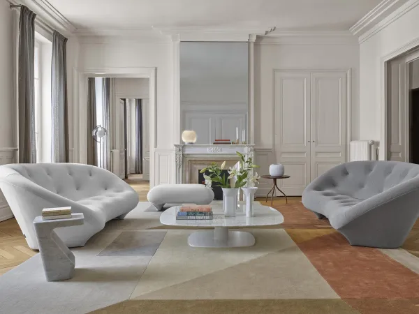 Ligne Roset Ploum sofa in a living room setting