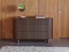 Commode Parabole de Ligne Roset avec plateau en marbre noir
