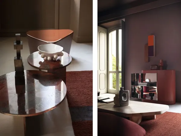 The Aegates coffee table in a living area
