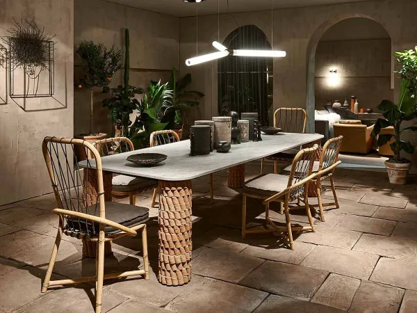 Baxter Nevada table at Salone del Mobile 2024