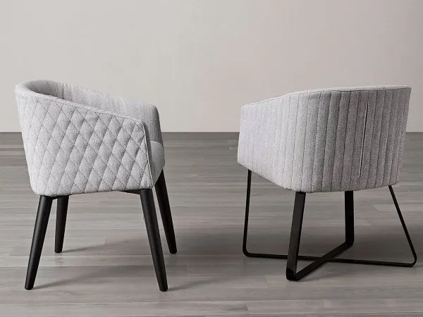 Meridiani Lolyta chair in two variations