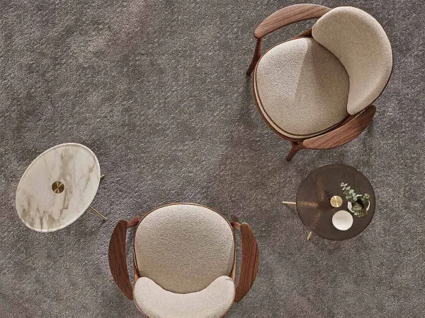 El sillón Ginkgo de Porada visto desde arriba