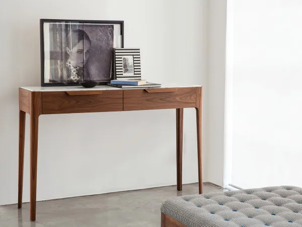 The Ziggy console table by Porada in a living area