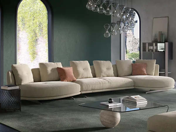 Das Douglas Sofa von Cattelan Italia in einem Wohnbereich