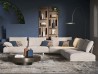 L-shape version for the Heston sofa by Cattelan Italia