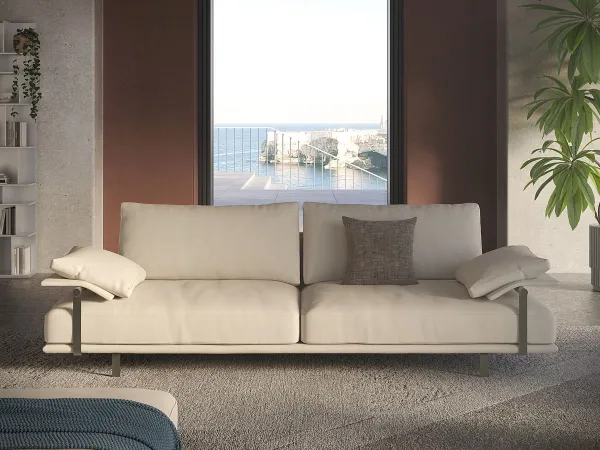 Le canapé Heston de Cattelan Italia en forme linéaire