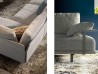 Dettagli del divano Heston di Cattelan Italia