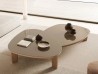 La mesa de centro Arnold de Flexform en un salón