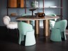 La silla Inga de Baxter en un salón