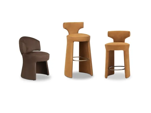 Inga by Baxter in chair, stool and ottoman versions