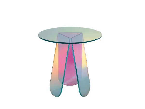 Il tavolino Shimmer di Glas