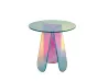 La mesa auxiliar Shimmer de Glas
