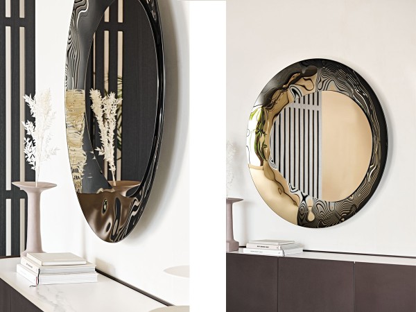 Détails du miroir Cosmos de Cattelan Italia