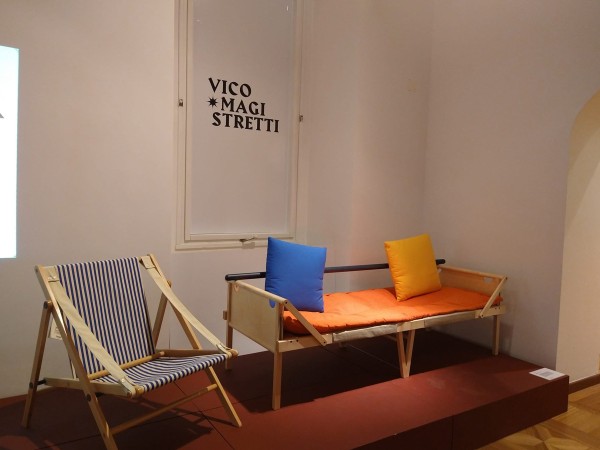 La poltroncina Piccy e il divanetto Ospite di Campeggi