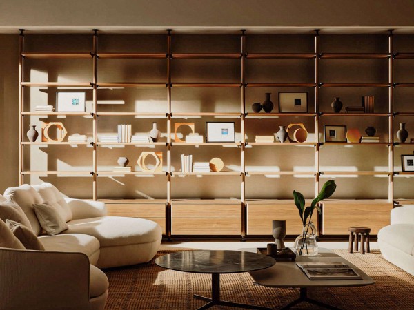 The L25 system by Lema in a living area