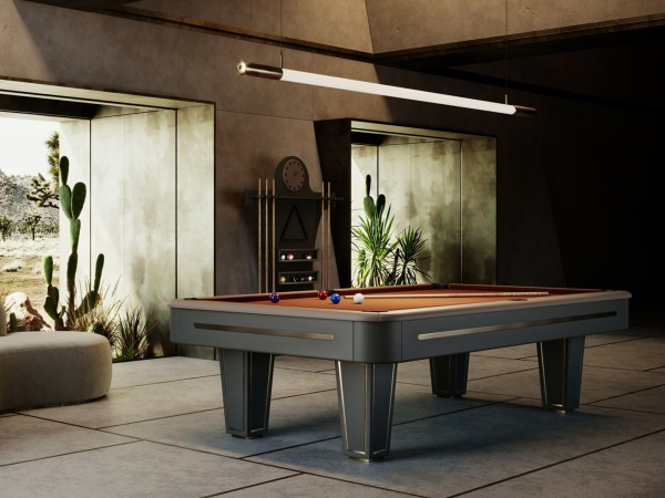 The Vismara Desire pool table in a living area