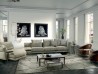 Il divano Riverside di Longhi in una zona living