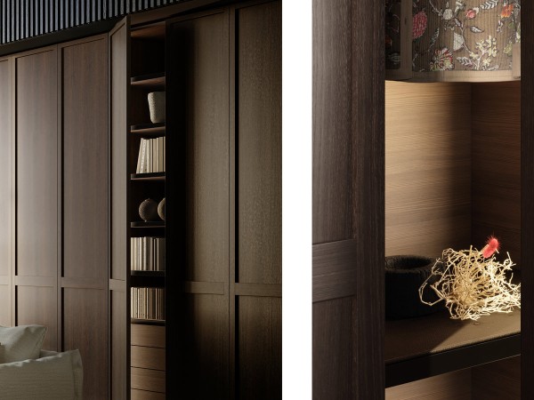 Détails de l’armoire Domo de Lema