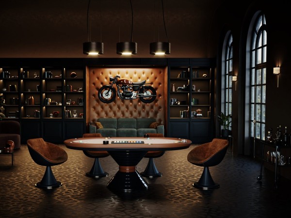 Vismara Vegas Poker Table - Mobilificio Marchese