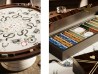 Details of the Vegas Poker Table by Vismara