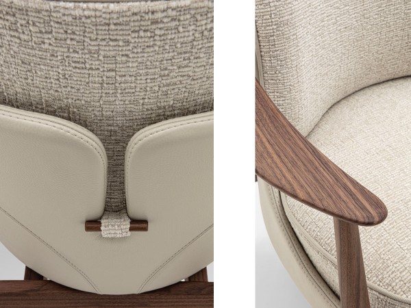 Biloba Armchair Porada | Comfort and Elegance | Mobilificio Marchese