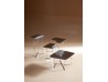 Copenaghen Coffee Table Baxter | Water-Effect Steel | Paola Navone Design