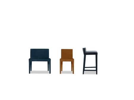Stuhl Oslo Baxter | Eschenholz und Leder | Design Paola Navone