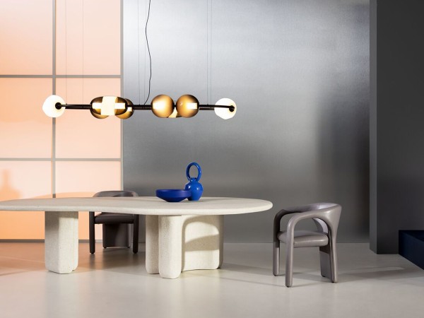 Lampe Satellite Baxter | Sphères en Verre de Murano | Design Studiopepe