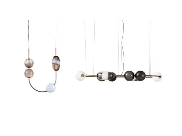 Lampe Satellite Baxter | Sphères en Verre de Murano | Design Studiopepe