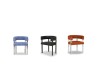 Stuhl T Chair Baxter | T-förmige Lehne und Aluminiumbeine | Design Federico Peri