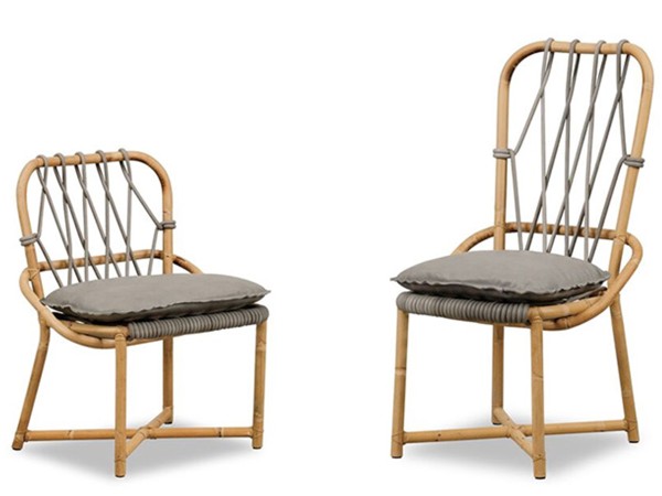 Manao Chair Baxter | Manila Reed and Leather | Paola Navone Design